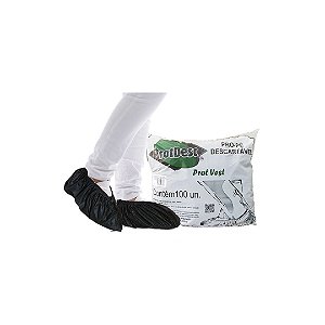 Pro-Pé Black Sapatilha 20gm² Pct 100un - Protdesc