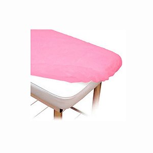 Lençol Rosa 20gm² 210 X 90 Com Elástico Pct 10un - Protdesc