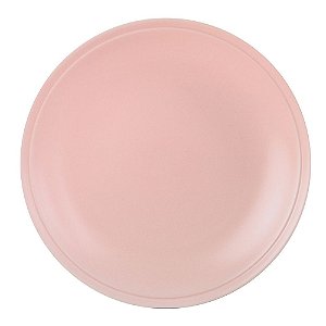 PRATO RASO DE CERÂMICA SEMARANG ROSA