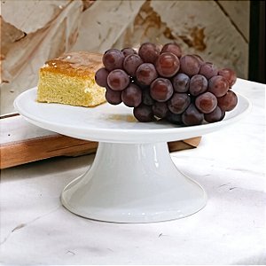 PRATO PARA BOLO DE PORCELANA COM PÉ