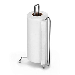 SUPORTE PARA ROLO DE PAPEL TOALHA CROMO FOSCO