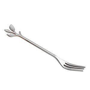 CONJUNTO 6 TALHERES AÇO INOX LEAVES PRATEADO