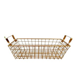 CESTA ARAMADA DOURADA