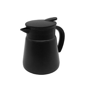 GARRAFA TÉRMICA PAREDE DUPLA DE INOX PRETA 600 ML