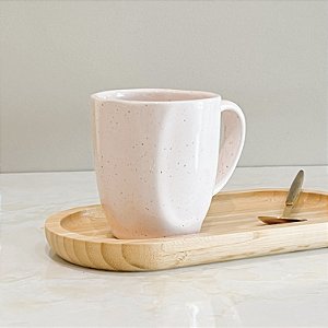 CANECA DE CERÂMICA ROSA