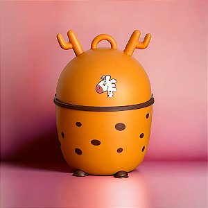 LIXEIRA DE MESA DIVERTIDA GIRAFA