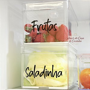 ORGANIZADOR CLEAR FRESH COM BASE 5 LITROS