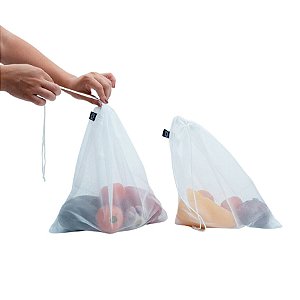 KIT SACOS DE TECIDO PARA ALIMENTOS 2 UN