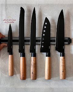 BARRA MAGNÉTICA PARA FACAS ACÁCIA 33 CM