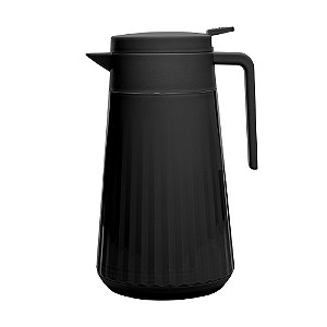 GARRAFA TÉRMICA UNIQUE PRETA 1L