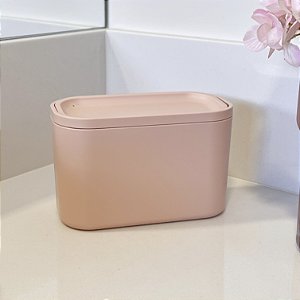 LIXEIRA DE BANCADA BASCULANTE BOLD ROSA DUNA