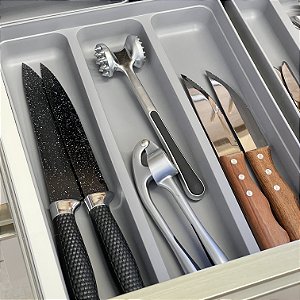 ORGANIZADOR UTENSÍLIOS E TALHERES TRIUM CHUMBO