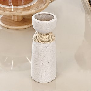 VASO DECORATIVO MIKONO CILINDRO 20CM