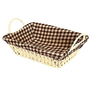 CESTA PARA PÃES ARAMADA DE ALGODÃO E CELULOSE