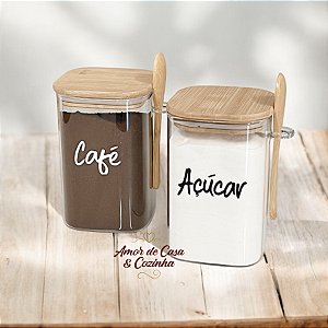 KIT JÚLIA 1.00L PERSONALIZADO HERMÉTICO TAMPA DE BAMBU