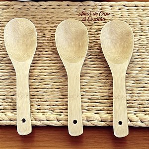 COLHER DE BAMBU 23 CM MULTIUSO PARA COZINHAR