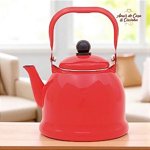 CHALEIRA REVESTIDA DE FERRO ESMALTADO 1700 ML