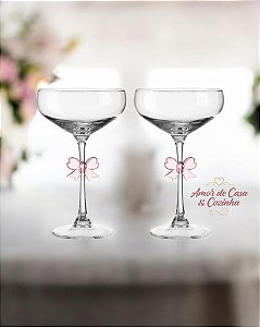 JOGO TAÇAS DE SOBREMESA LACE DE VIDRO 200ML