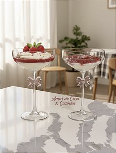 JOGO TAÇAS DE SOBREMESA LACE DE VIDRO 200ML