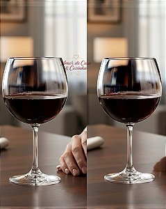 CONJUNTO 2 TAÇAS DE CRISTAL VINHO/GIN LYOR 600ML