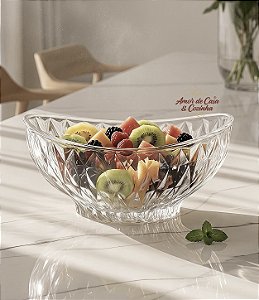 CENTRO DE MESA DOCEIRA DE CRISTAL 28CM