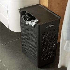 CESTO DE ROUPAS DUPLO COMPARTIMENTO FLOW 50L