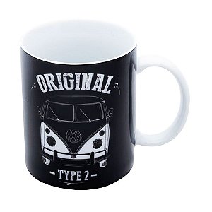 CANECA PORCELANA KOMBI TYPE 2 PRETA