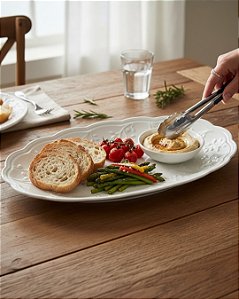 TRAVESSA DE PORCELANA BUTTERFLY 31CM