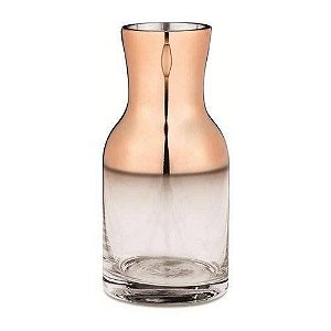 VASO ROSE GOLD EM VIDRO
