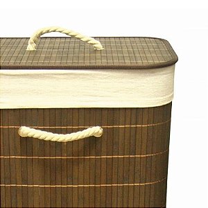CESTO DE ROUPAS EM BAMBU