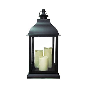 LUMINÁRIA DE MESA PRETA