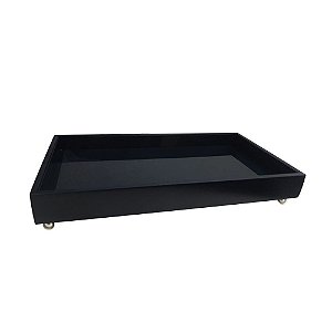 BANDEJA MALU PRETO COM PÉ
