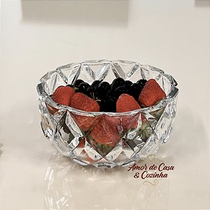 DOCEIRA E CENTRO DE MESA DE CRISTAL