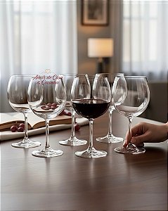 CONJUNTO 6 TAÇAS CRISTAL PARA GIN GASTRO COLIBRI