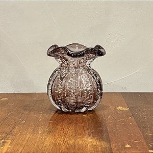 VASO DE MURANO TROUXINHA ROSA CLARO 11CM
