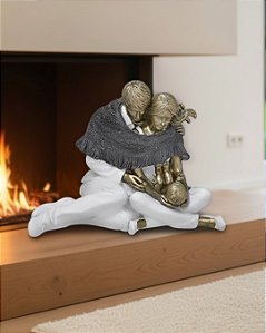 ESTATUETA FAMÍLIA DECORATIVA