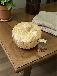 AÇUCAREIRO COM COLHER DE BAMBU VERONA