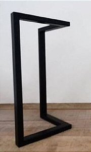 Base de mesa de jantar em aço base estilo industrial
