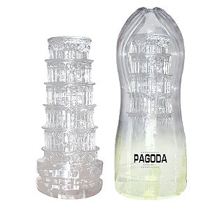 Masturbador lanterna transparente - Pagoda