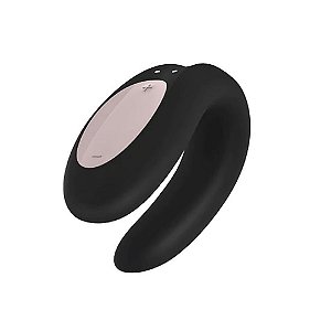 Satisfyer Double Joy Preto recarregável - Vibrador casal
