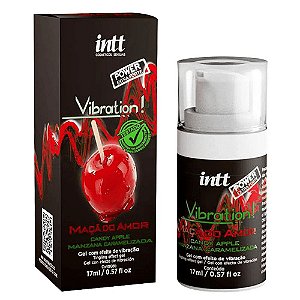 Vibration Gel Vibrante Sabor Maça do Amor 17ml.