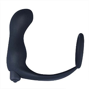 Vibrador de prostáta Force Man com vibro e anel peniano