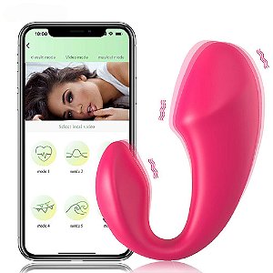 Vibrador Duplo Motor Grande Recarregável Controle via APP