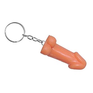 Chaveiro mini pênis com escroto 1un