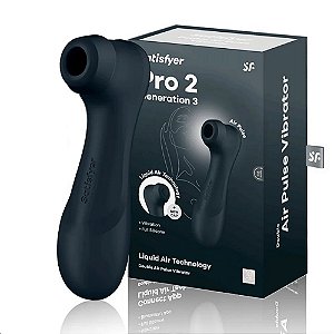 Satisfyer Pro 2 Gen 3 recarregável Dark Grey - Sucção Clitóriana