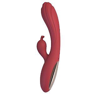 Vibrador ponto G com estimulador Slug Recarregável