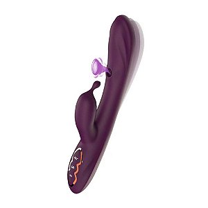 Vibrador Tornado tripla estimulação - Recarregável