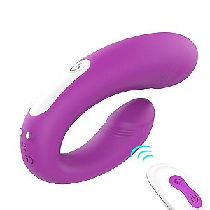 Vibrador de Casal com controle Recarregável - Heart Sweety