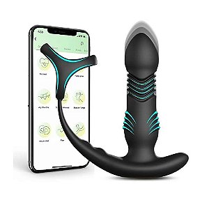 Vibrador de Próstata Power com controle via APP - Recarregável