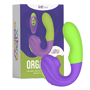 Orgasmic Vibrador Ponto G com Onda de Pressão e Impulso Collors - Recarregável